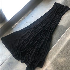 H&M Black Maxi Skirt
